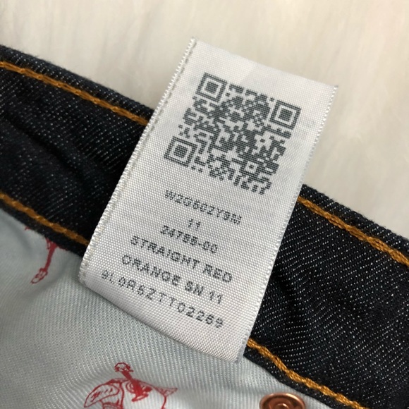 TRUE RELIGION Dark Wash Straight Leg Jeans! 29 - Picture 8 of 8